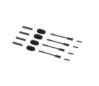 ARRMA Brace Rod Ends With Pins And Retainers (4)