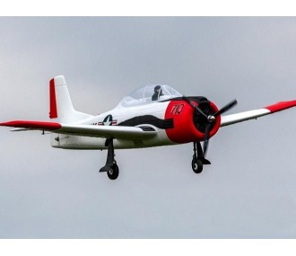 Dynam T28 Trojan V2 PNP red Aircraft approx.1.27m