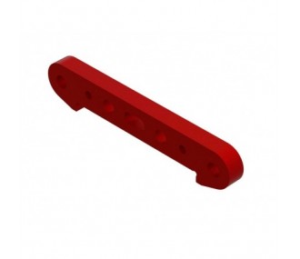 Soporte de suspensión trasero de aluminio ARRMA (rojo)