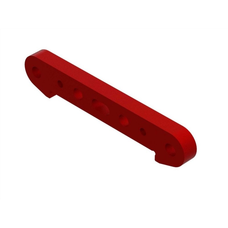 Soporte de suspensión trasero de aluminio ARRMA (rojo)