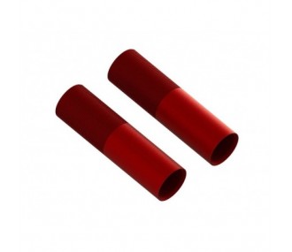 Corpo ammortizzatore ARRMA in alluminio 24x88 mm (rosso) (2)