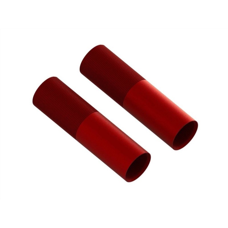 Corpo ammortizzatore ARRMA in alluminio 24x88 mm (rosso) (2)