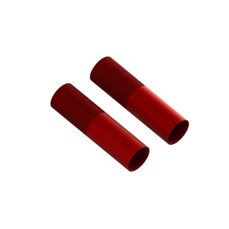 ARRMA Cuerpo Amortiguador Aluminio 24x83mm (Rojo) (2)