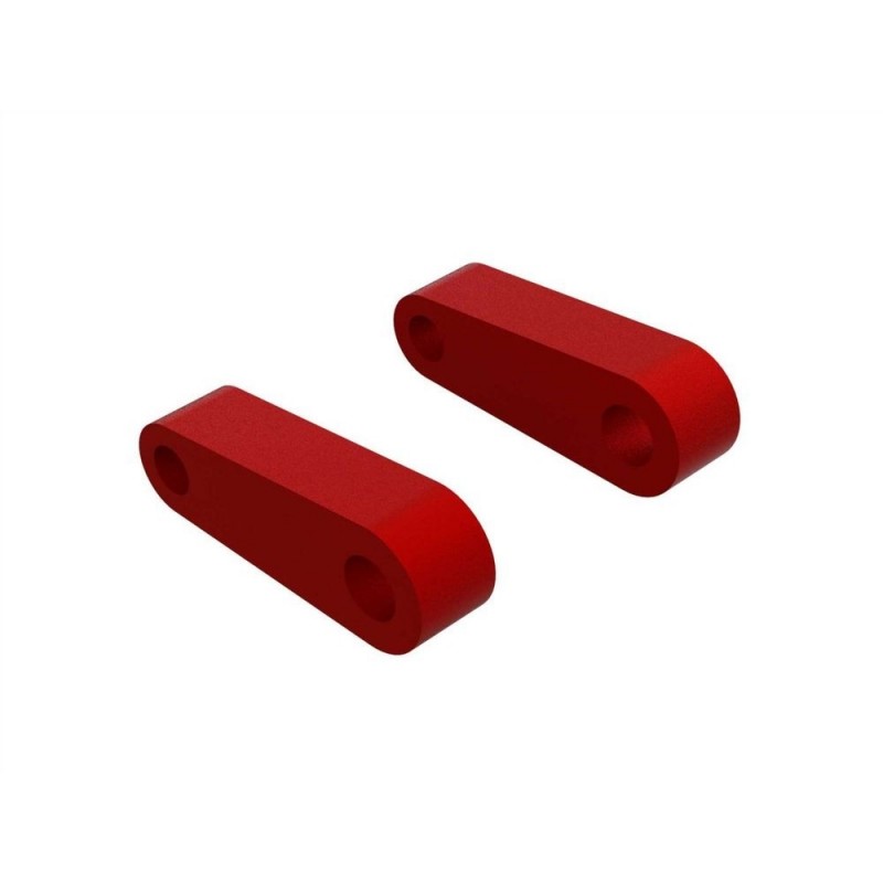 ARRMA Aluminum Front Suspension Mounts (Red) (2)