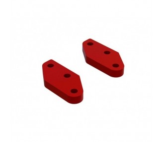 ARRMA Aluminum Steering Plate A (Red) (2)
