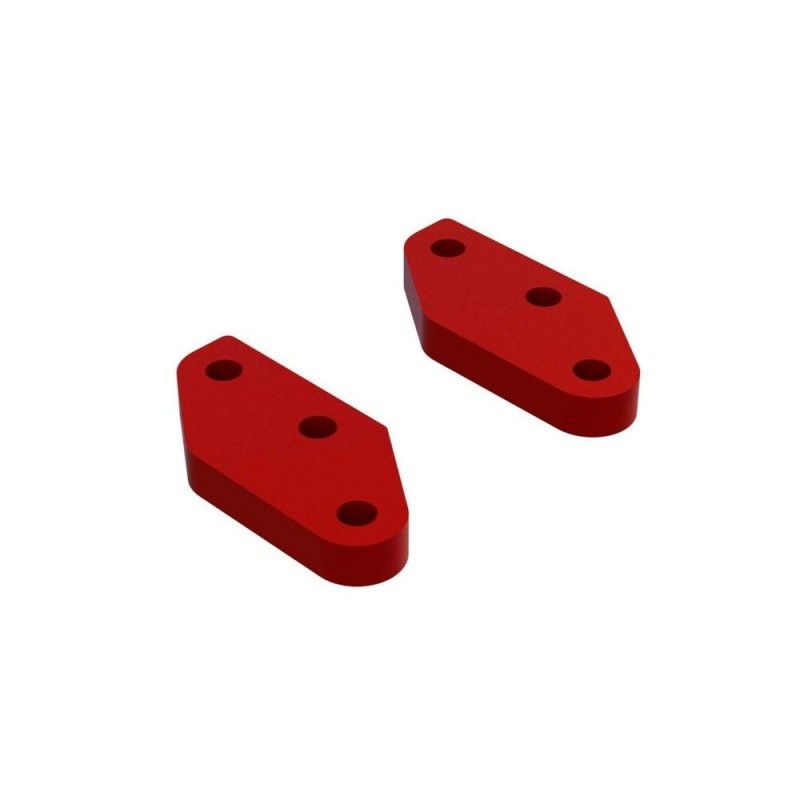 ARRMA Aluminum Steering Plate A (Red) (2)