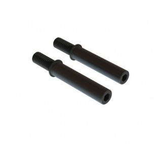 ARRMA Posto di sterzo in acciaio 6x40mm (nero) (2)