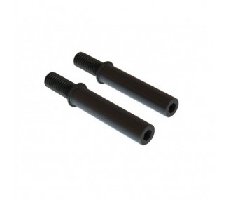 ARRMA Steel Steering Post 6x40mm (Black) (2)