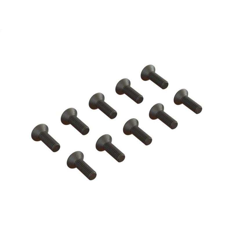 ARRMA Flat Head Hex Machine Screw M2.5x8mm (10)