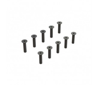 ARRMA Tornillo de cabeza plana hexagonal M3.5x16mm (10)