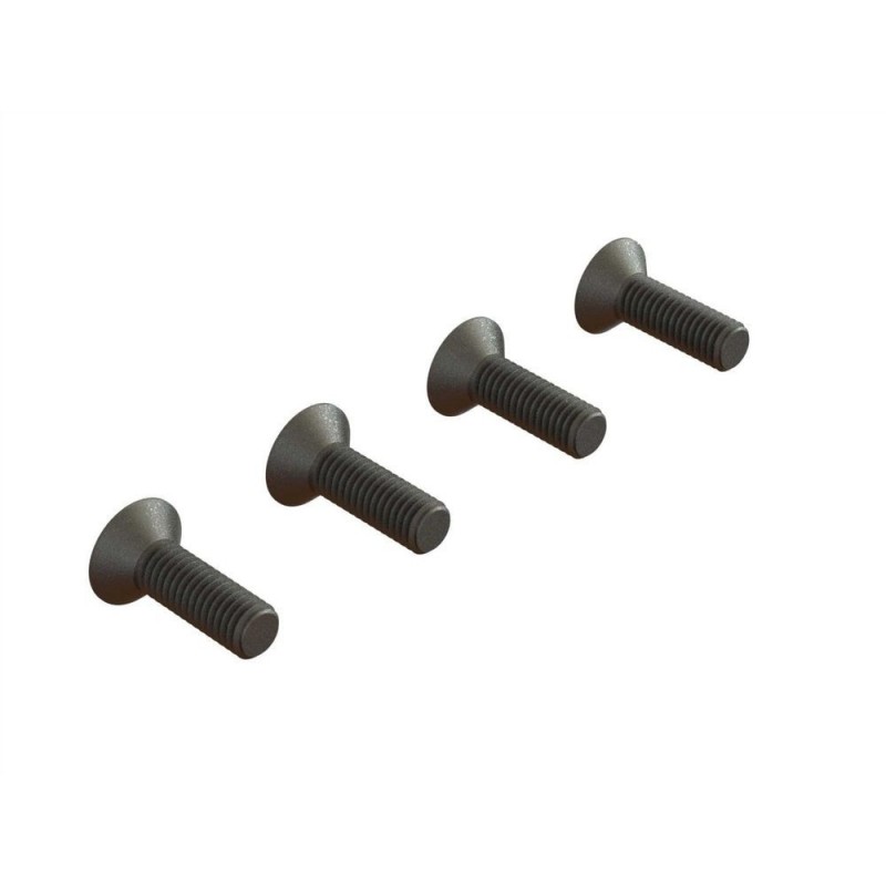 ARRMA Tornillo de cabeza plana hexagonal M5x16mm (4)