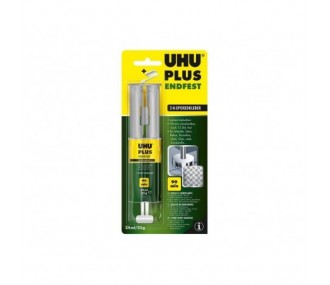 Colle Epoxy UHU Plus Endfest seringue 25g