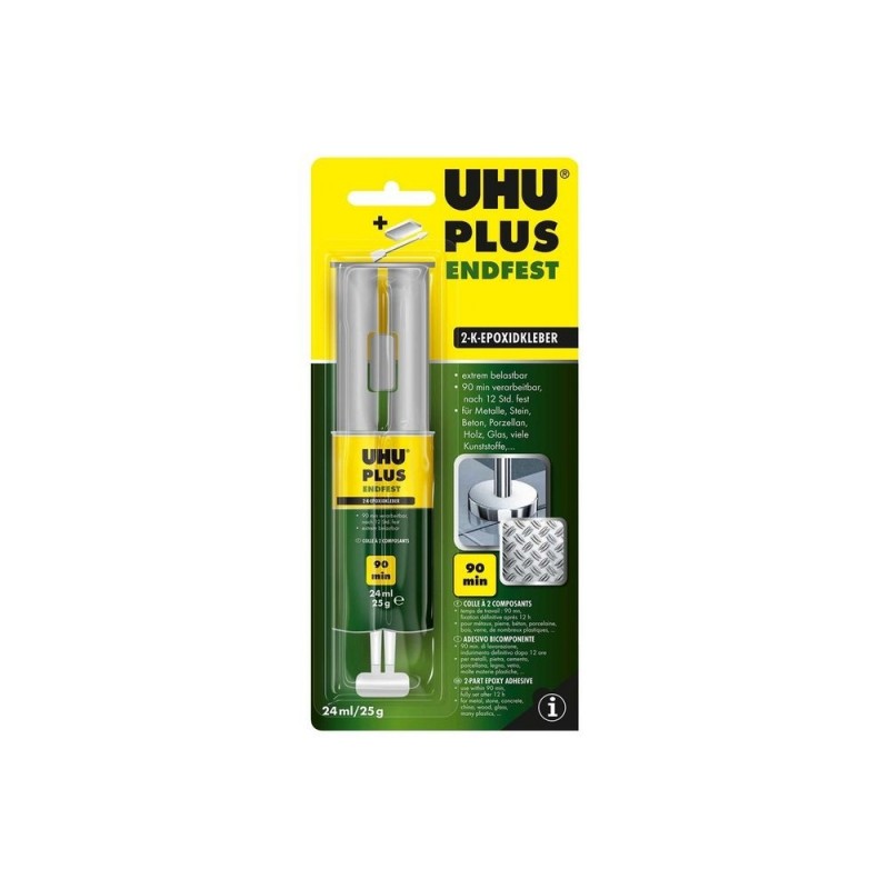 UHU Plus Endfest Epoxy Adhesivo jeringa 25g