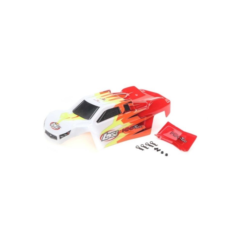 LOSI - Body, Red/White: Mini-T 2.0