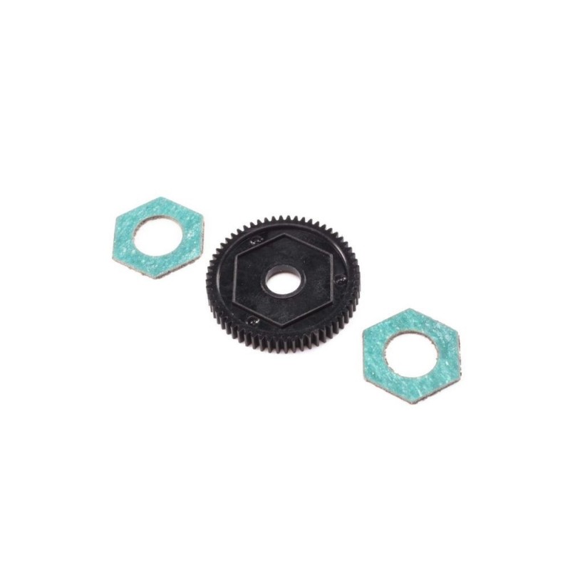 LOSI - Spur Gear w/ Slipper Pads, 60T, 0.5M: Mini-T 2.0