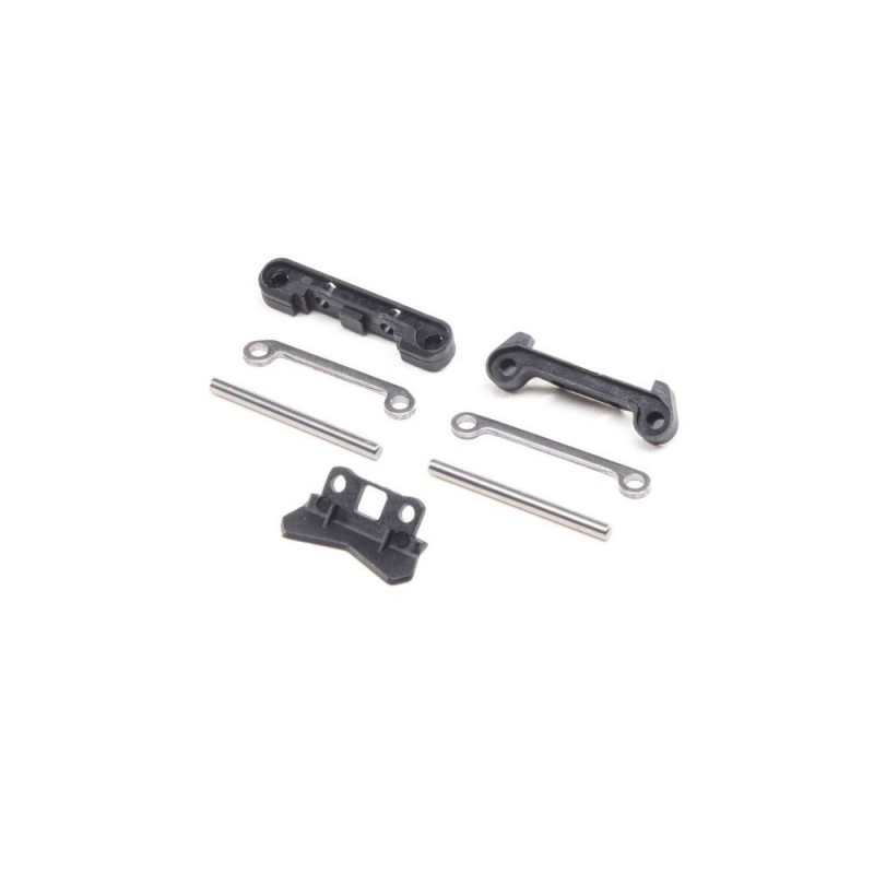 LOSI - Rear Pivots & Bumper: Mini-T 2.0