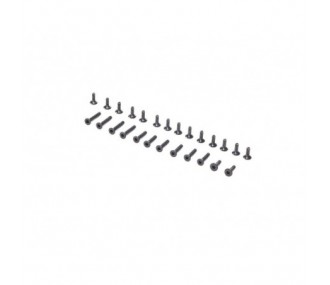 LOSI - Screw Set, Flat Head: Mini-T 2.0