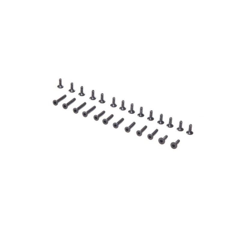 LOSI - Screw Set, Flat Head: Mini-T 2.0