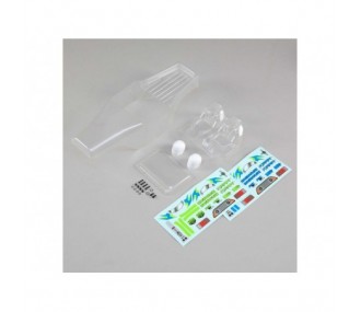 LOSI - Body Set w/ Driver Insert, Clear:Nightcrawler S.E.