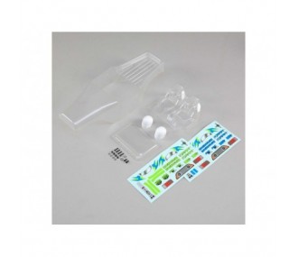 LOSI - Clear Body Set with Driver Insert: Nightcrawler S.E.