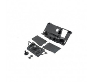 LOSI - Baja Rey - Rear bulkhead, fan and mud flaps