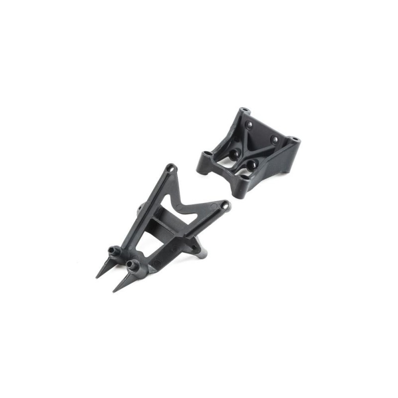 LOSI - Baja Rey - Triángulo superior/soporte amortiguador delantero, refuerzo bastidor trasero