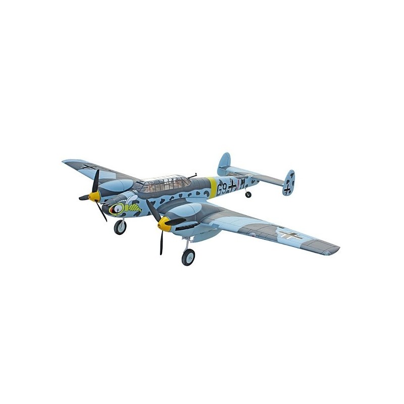 Flugzeug Dynam Messerschmitt BF-110 V3 Texan PNP ca. 1.50.m