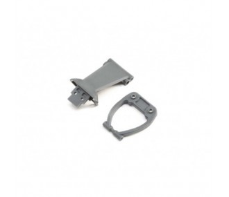 LOSI - Front Bumper/Skid Plate&Support,Gray: Rock Rey