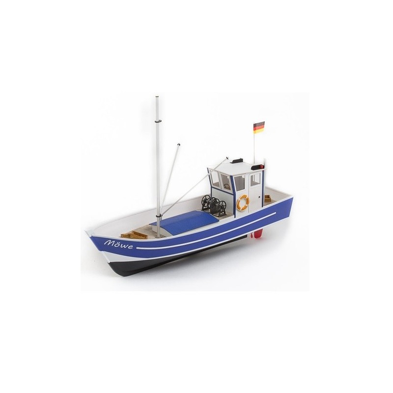 Kit bateau de pêche Möwe 2 à monter Aeronaut 49.5cm