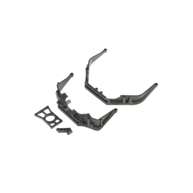 LOSI - De/RrChassisBraceSet&DiffRetainer Ring: LST 3XL-E