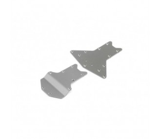 LOSI - Skid Plate Set,Front/Rear: LST 3XL-E