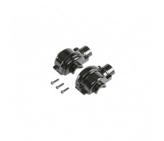 LOSI - Aluminum Diff Case, Black: LST/2, 3XL-E