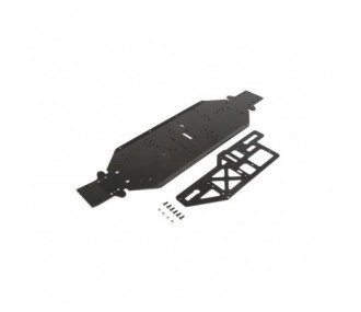 LOSI - DBXL-E - Frame with 4mm reinforcement plate, black