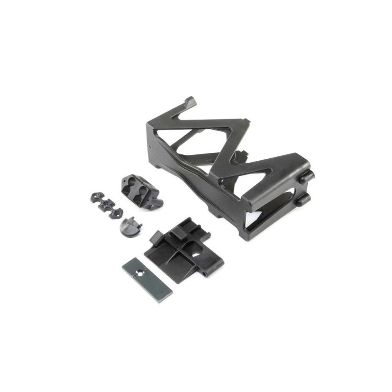 LOSI - Battery Tray, Door, Lock, EC5 Base Set: Super Baja Rey