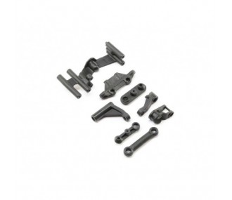 LOSI - Conjunto de soporte de servo St y Bellcrank: Super Baja Rey