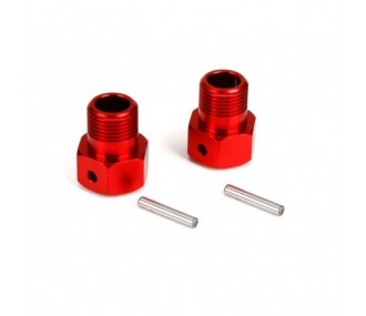 LOSI - 1/5 4WD - Front and rear wheel hexagon with pin (2)