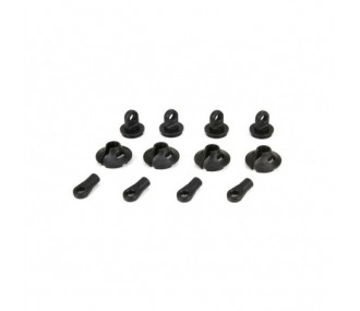 LOSI - 1/5 4WD - Shock absorbers and clips (2)