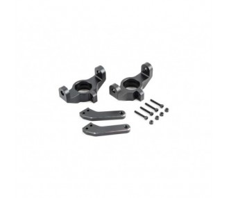 LOSI - Set di fuselli anteriori, alluminio nero: MTXL