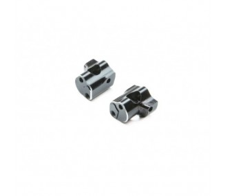 LOSI - Caster Block, 0 Degree, L/R, Aluminum: Mini-T 2.0