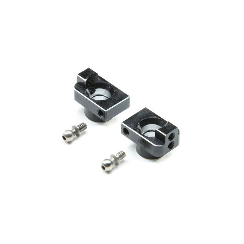 LOSI - Rear Hub Set, Aluminum: Mini-T 2.0
