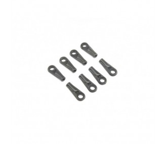 LOSI - 4mm Rod Ends for Adjustable Links (8): BR & RR