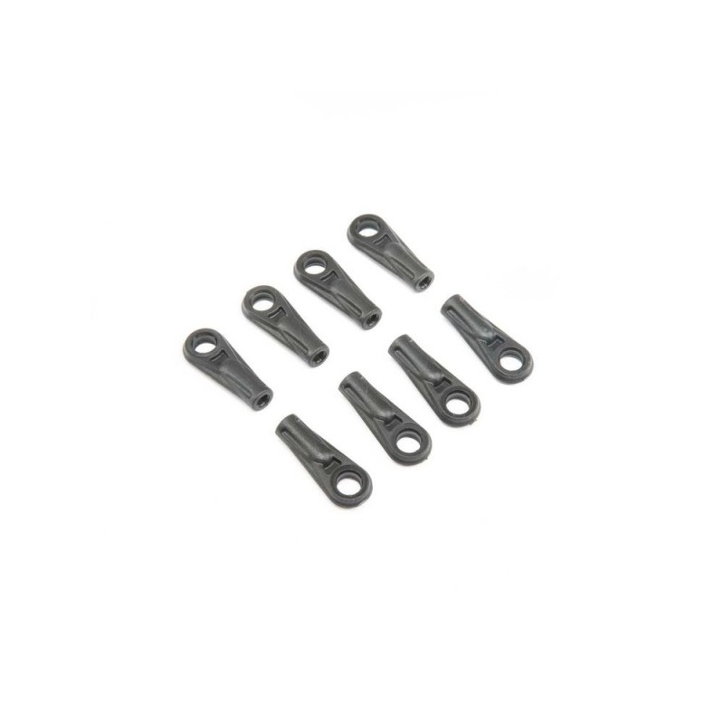 LOSI - 4mm Rod Ends for Adjustable Links (8): BR & RR