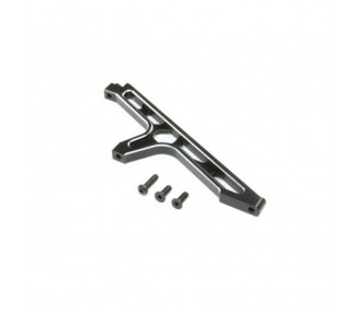 LOSI - Chassis Brace, Front, Aluminum, Black: DBXL-E 2.0