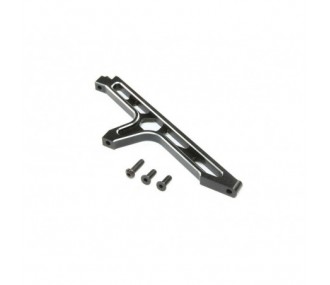 LOSI - Front Chassis Brace, Aluminum, Black: DBXL-E 2.0