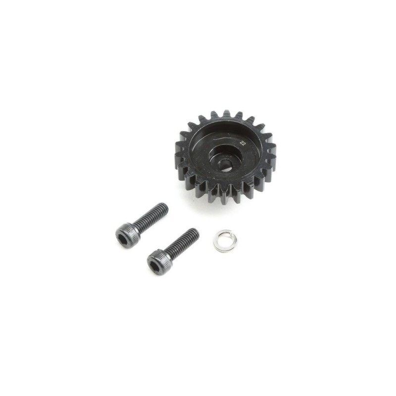 LOSI - 22T Pinion Gear, 1.5M & Hardware: 5ive-T 2.0