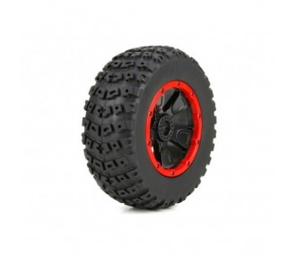 LOSI - 1/5 4WD - Tire mounted on rim (l and r ) The pair