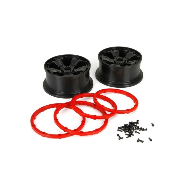 LOSI - 1/5 4WD - Beadlock-Felge Schwarz (2)