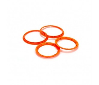 LOSI - 5T - Anelli beadlock inter e exter, arancione (2)