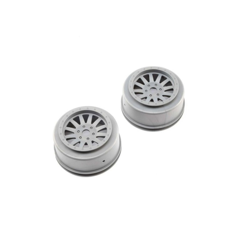 LOSI - Wheels, Silver (2): Super Baja Rey