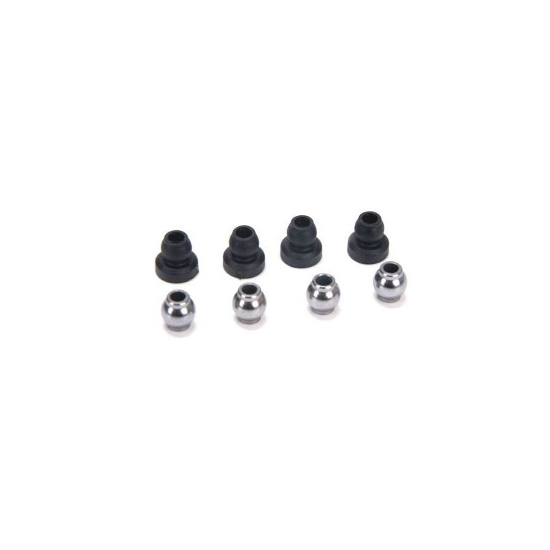 LOSI - Shock Absorber Balls & Seals (4):CCR